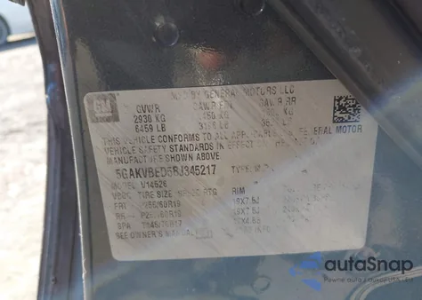 2011 Buick Enclave 1Xl z USA, uszkodzony, nr VIN 5GAKVBED5BJ345217